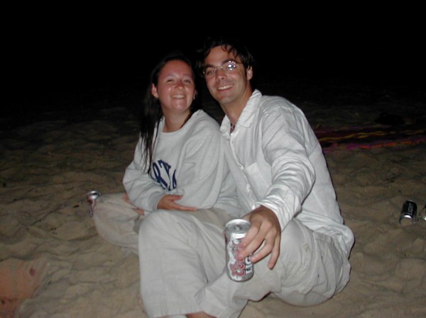 Scott and Anna Canoni on the Beach